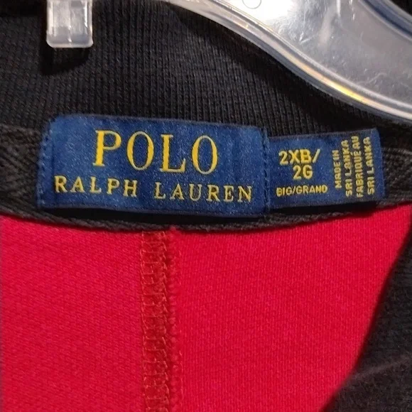 SALE! Ralph Lauren Polo P Wing Vintage Polo Shirt Sz.2X Has A Flaw (BX25) - Picture 5 of 12